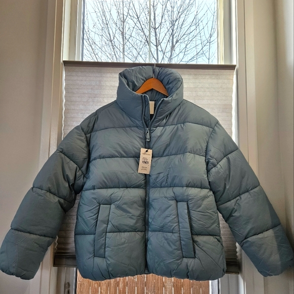 NOIZE Avalon Puffer Jacket Size Medium in Colour Blue - Picture 2 of 6